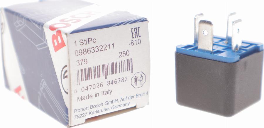 BOSCH 0986332211 - Relej, glavna struja www.molydon.hr