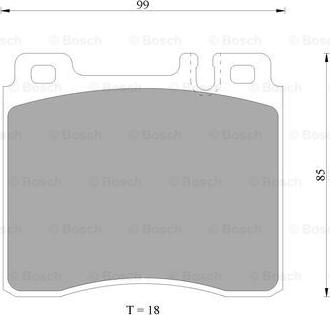 BOSCH 0 986 AB4 997 - Komplet Pločica, disk-kočnica www.molydon.hr