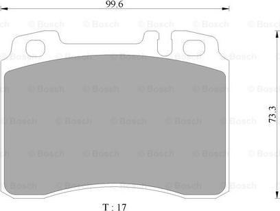 BOSCH 0 986 AB4 447 - Komplet Pločica, disk-kočnica www.molydon.hr