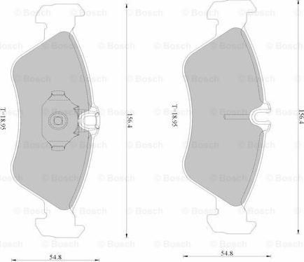 BOSCH 0 986 AB1 658 - Komplet Pločica, disk-kočnica www.molydon.hr
