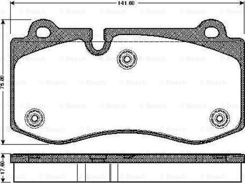 BOSCH 0 986 TB2 932 - Komplet Pločica, disk-kočnica www.molydon.hr