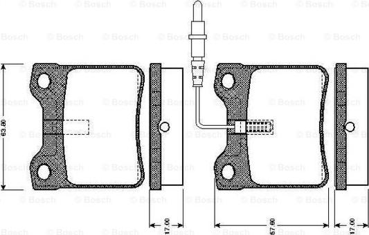 BOSCH 0 986 TB2 177 - Komplet Pločica, disk-kočnica www.molydon.hr