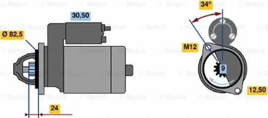 BOSCH 0 001 314 018 - Starter www.molydon.hr