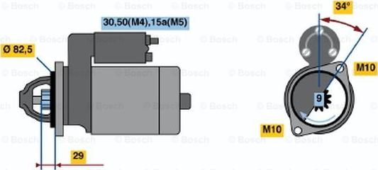 BOSCH 0 001 314 027 - Starter www.molydon.hr