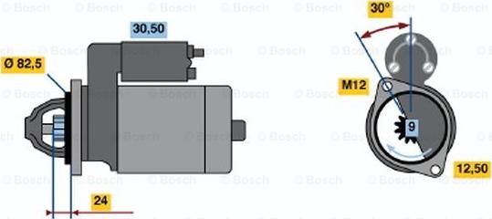 BOSCH 0 001 313 006 - Starter www.molydon.hr