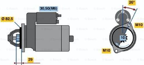 BOSCH 0 001 223 005 - Starter www.molydon.hr