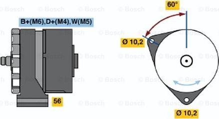 BOSCH 0 986 033 800 - Alternator www.molydon.hr