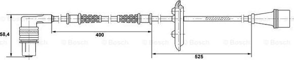 BOSCH 0 265 001 282 - Senzor, broj obrtaja kotača www.molydon.hr