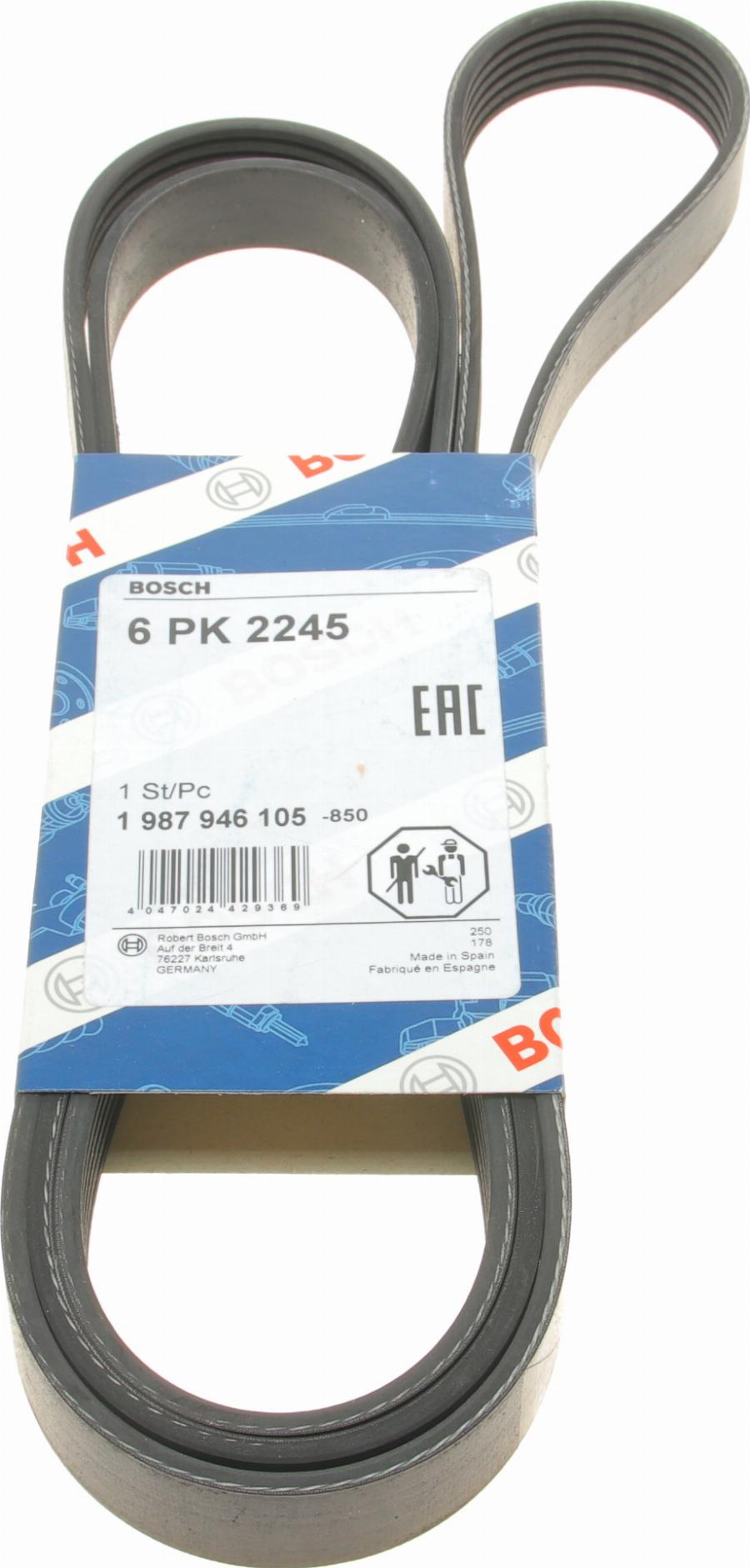 BOSCH 1 987 946 105 - Klinasti rebrasti remen  www.molydon.hr