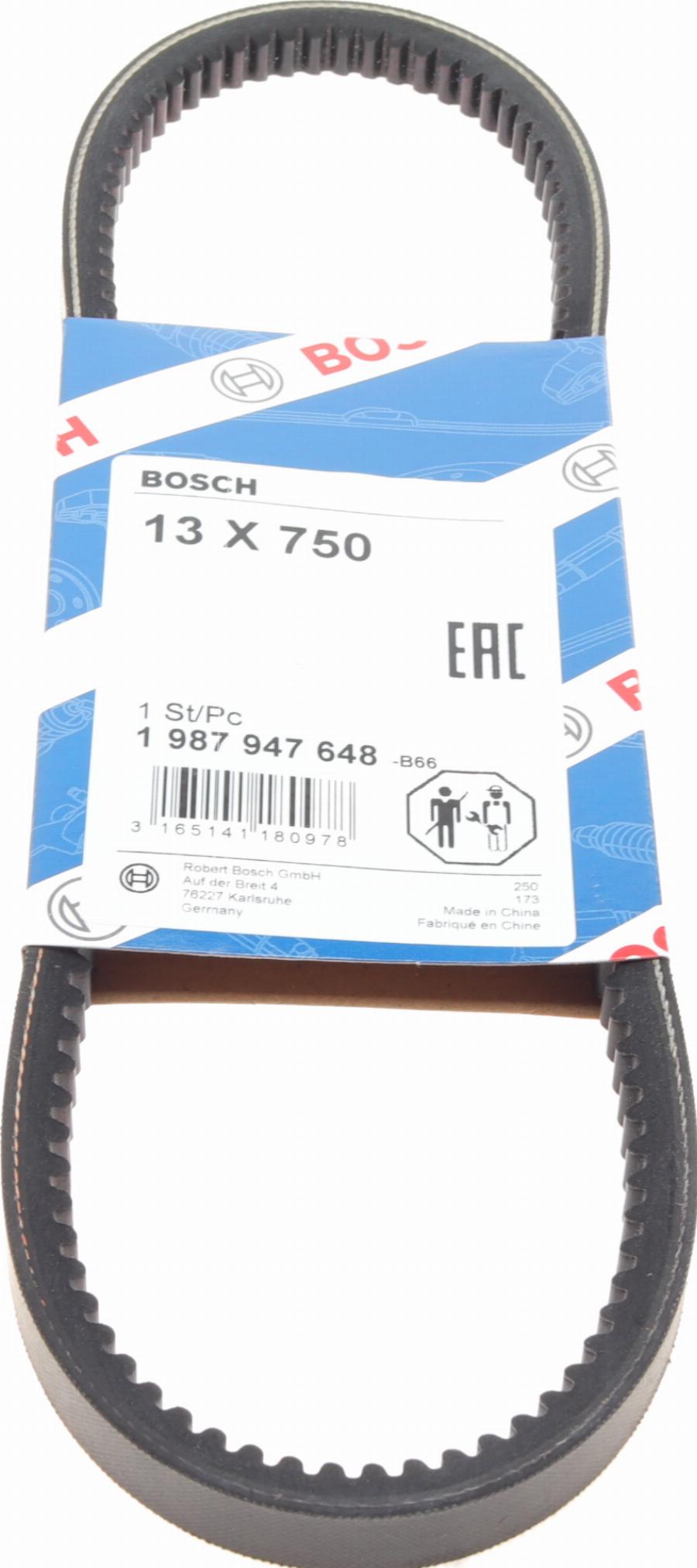 BOSCH 1 987 947 648 - Klinasti remen www.molydon.hr
