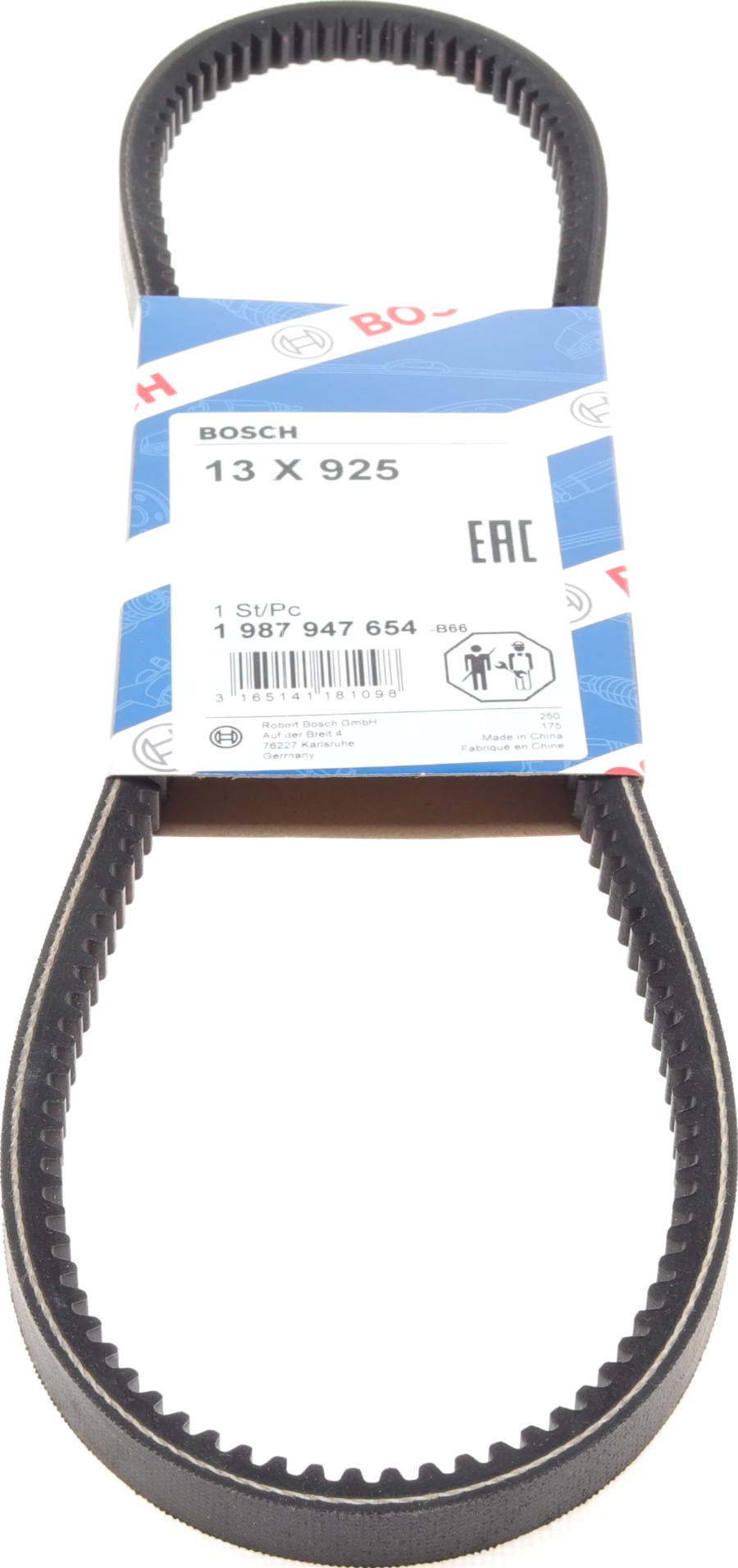 BOSCH 1 987 947 654 - Klinasti remen www.molydon.hr