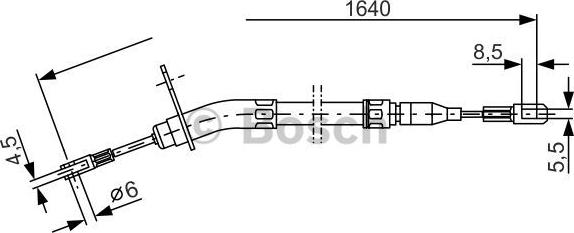 BOSCH 1 987 477 011 - Sajla ručne kočnice www.molydon.hr