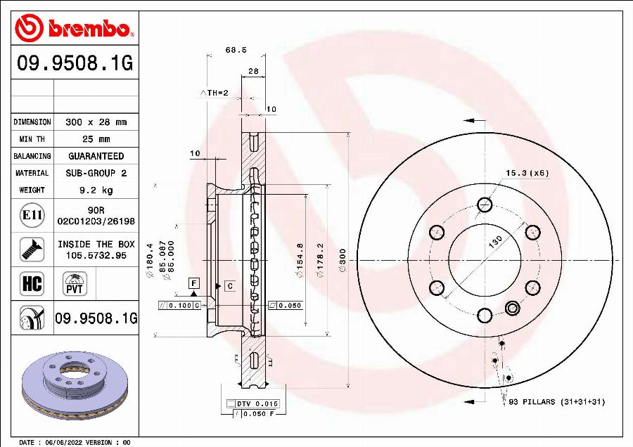 Brembo KT 10 026 - Komplet kočnica, disk-kočnica www.molydon.hr