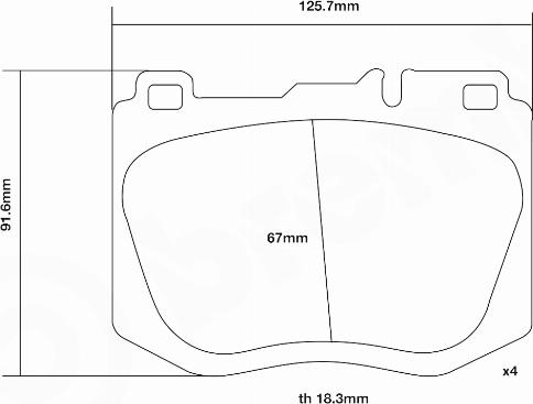 Brembo 07.D435.45 - Komplet Pločica za kocnicu velike snage www.molydon.hr