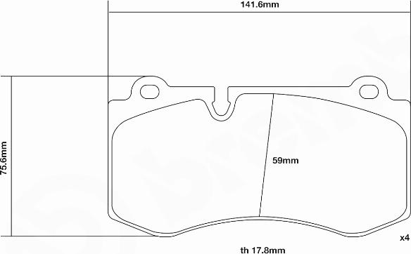 Brembo 07.D435.14 - Komplet Pločica za kocnicu velike snage www.molydon.hr