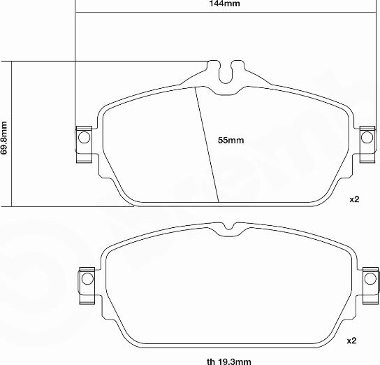 Brembo 07.D435.24 - Komplet Pločica za kocnicu velike snage www.molydon.hr