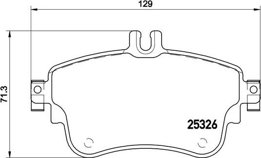 Brembo P 50 094 - Komplet Pločica, disk-kočnica www.molydon.hr
