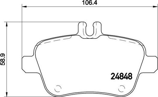 Brembo P 50 091 - Komplet Pločica, disk-kočnica www.molydon.hr