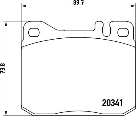 Brembo P 50 004 - Komplet Pločica, disk-kočnica www.molydon.hr