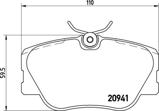 Brembo P 50 008 - Komplet Pločica, disk-kočnica www.molydon.hr