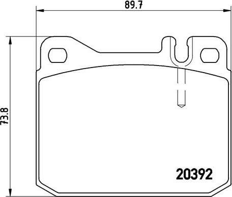Brembo P 50 002 - Komplet Pločica, disk-kočnica www.molydon.hr