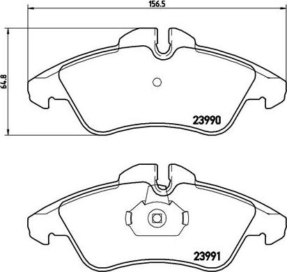 Brembo P 50 080 - Komplet Pločica, disk-kočnica www.molydon.hr