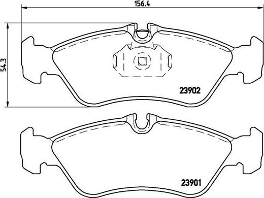 Brembo P 50 082 - Komplet Pločica, disk-kočnica www.molydon.hr