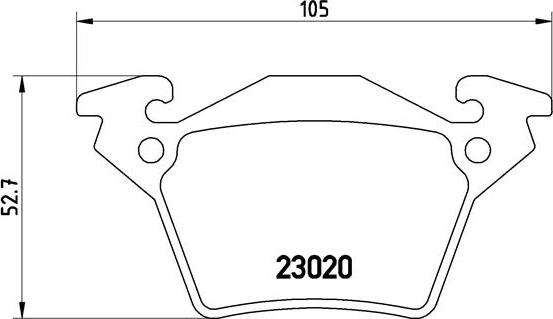 Brembo P 50 032 - Komplet Pločica, disk-kočnica www.molydon.hr
