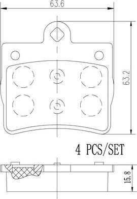 Brembo P50024N - Komplet Pločica, disk-kočnica www.molydon.hr