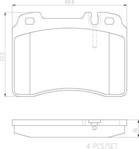 Brembo P50022N - Komplet Pločica, disk-kočnica www.molydon.hr