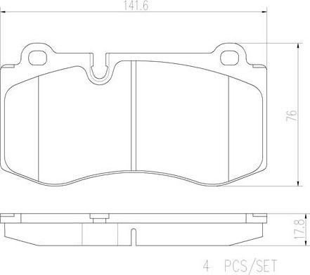 Brembo P50074N - Komplet Pločica, disk-kočnica www.molydon.hr