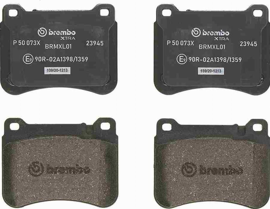 Brembo P 50 073X - Komplet Pločica, disk-kočnica www.molydon.hr