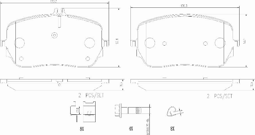Brembo P50149N - Komplet Pločica, disk-kočnica www.molydon.hr
