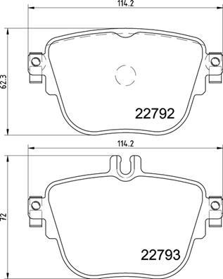 Brembo P 50 141 - Komplet Pločica, disk-kočnica www.molydon.hr