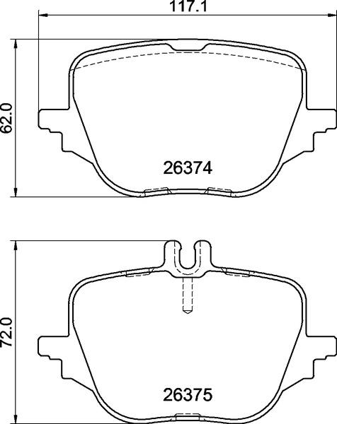 Brembo P 50 169 - Komplet Pločica, disk-kočnica www.molydon.hr