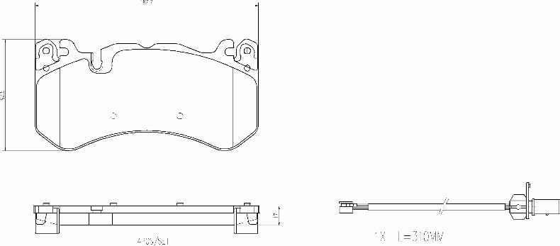 Brembo P50164N - Komplet Pločica, disk-kočnica www.molydon.hr