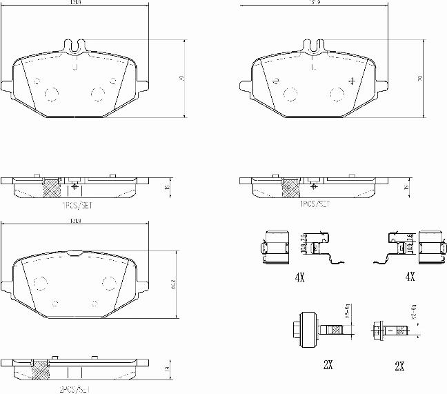 Brembo P50161N - Komplet Pločica, disk-kočnica www.molydon.hr