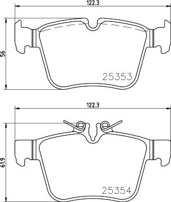 Brembo P 50 122 - Komplet Pločica, disk-kočnica www.molydon.hr