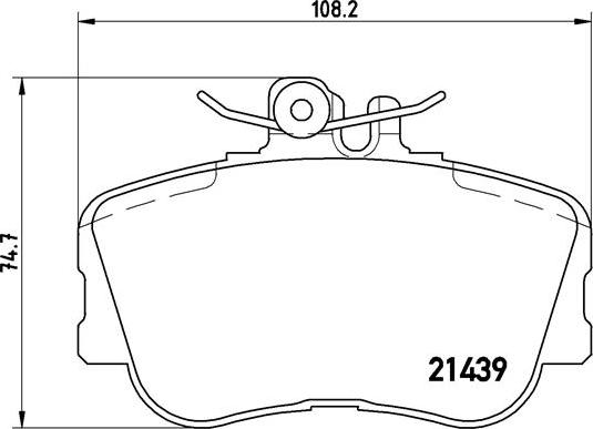 Brembo P 06 017 - Komplet Pločica, disk-kočnica www.molydon.hr