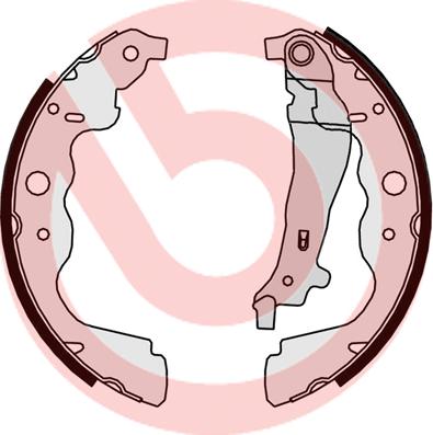 Brembo S 68 546 - Komplet kočnica, bubanj kočnice www.molydon.hr