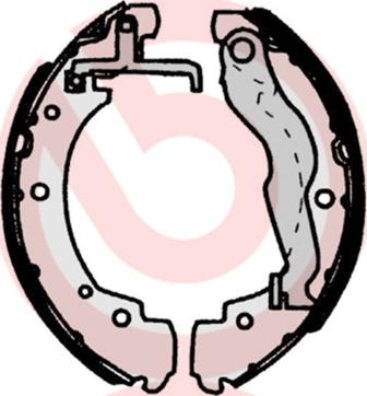 Brembo S 85 515 - Komplet kočnica, bubanj kočnice www.molydon.hr