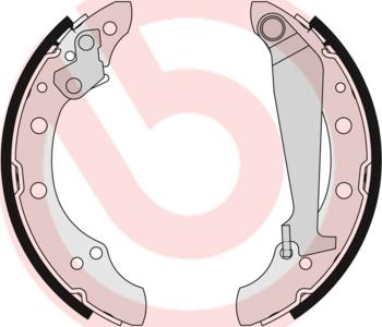 Brembo S 85 511 - Komplet kočnica, bubanj kočnice www.molydon.hr