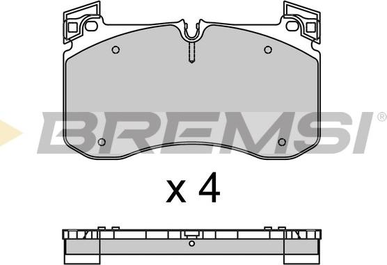 Bremsi BP3932 - Komplet Pločica, disk-kočnica www.molydon.hr