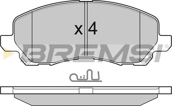 Bremsi BP3080 - Komplet Pločica, disk-kočnica www.molydon.hr