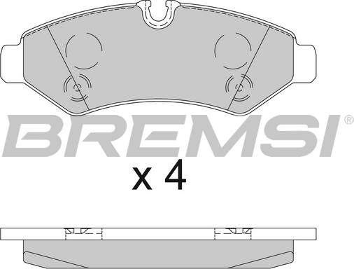 Bremsi BP3848 - Komplet Pločica, disk-kočnica www.molydon.hr