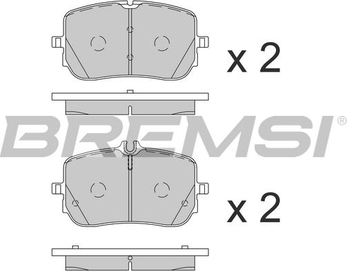 Bremsi BP3865 - Komplet Pločica, disk-kočnica www.molydon.hr
