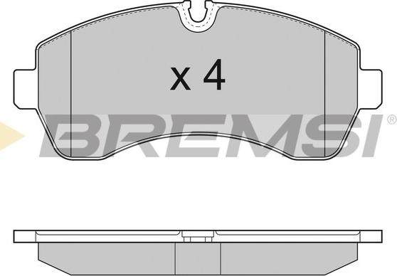 Bremsi BP3290 - Komplet Pločica, disk-kočnica www.molydon.hr