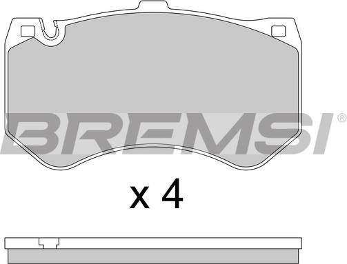 Bremsi BP3779 - Komplet Pločica, disk-kočnica www.molydon.hr
