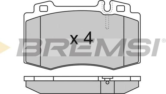 Bremsi BP2986 - Komplet Pločica, disk-kočnica www.molydon.hr