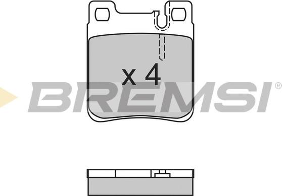Bremsi BP2653 - Komplet Pločica, disk-kočnica www.molydon.hr